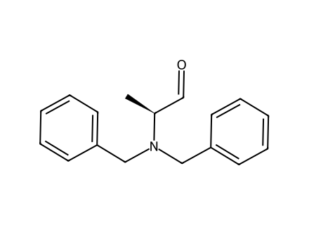 s-2-dibenzylamino-propionaldehyde molecular structure