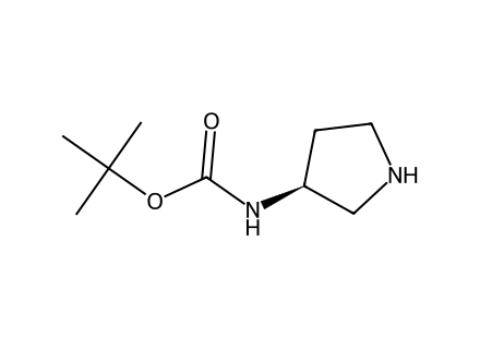 (S)-3-(Boc-Amino)Pyrrolidine molecular structure