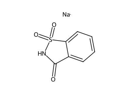 Saccharin Sodium Pharma Grade molecular structure