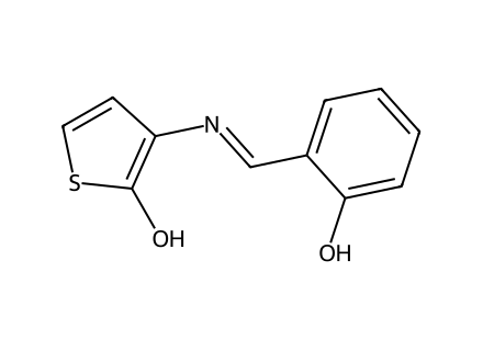 Salicylideneamino-2-Thiophenol molecular structure