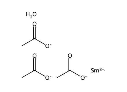 Samarium(Iii) Acetate Hydrate molecular structure