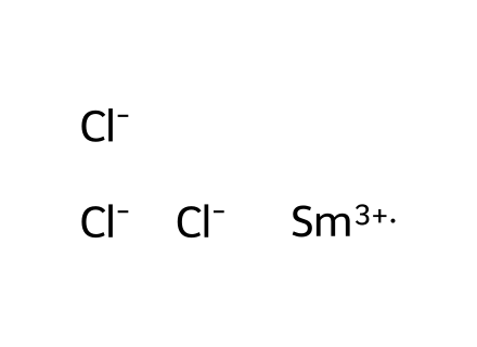 Samarium (III) chloride, ultra dry molecular structure
