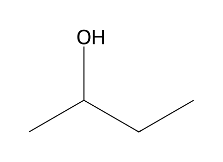 sec-Butanol molecular structure