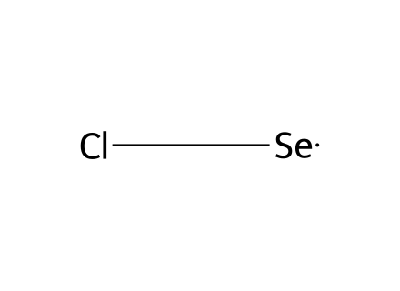 Selenium (I) chloride molecular structure