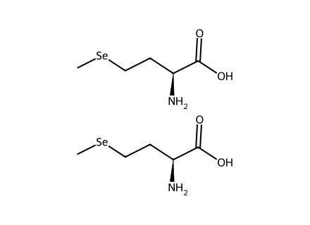 Selenomethionine (L-Selenomethionine) molecular structure