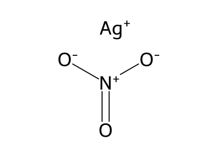 Silver Nitrate molecular structure