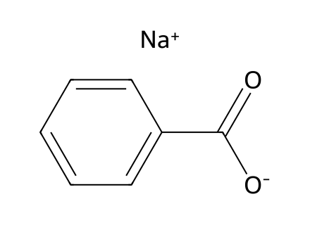 Sodium Benzoate Pharma Grade molecular structure
