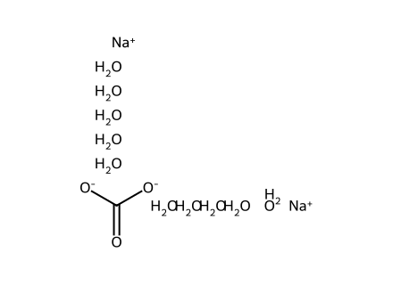 Sodium Carbonate Decahydrate molecular structure