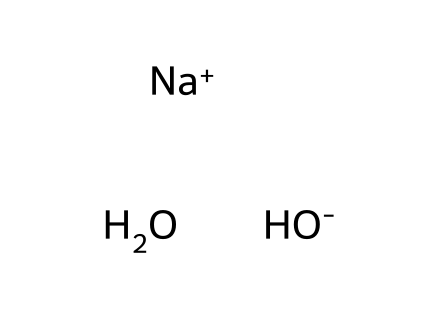 Sodium Hydroxide Monohydrate molecular structure