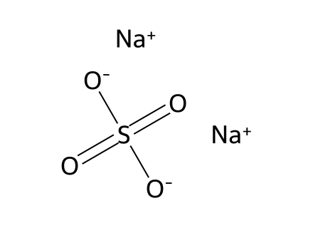 Sodium Sulfate Anhydrous (AR) molecular structure