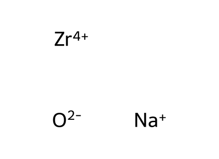 Sodium zirconium oxide molecular structure