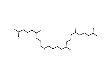 Squalane molecular structure
