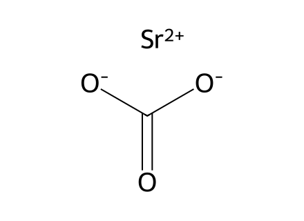 Strontium Carbonate molecular structure