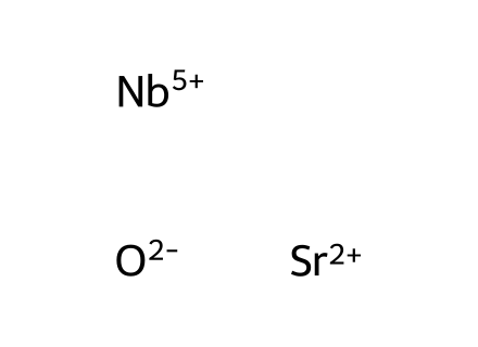 Strontium niobium oxide molecular structure