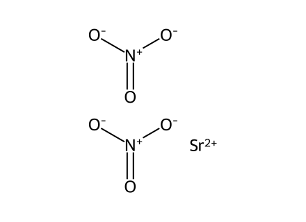Strontium Nitrate molecular structure