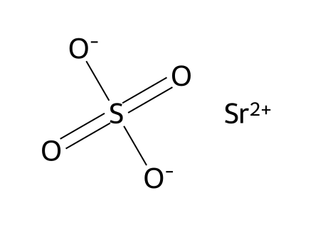Strontium Sulfate molecular structure