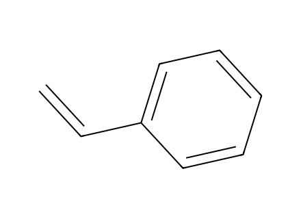 Styrene molecular structure