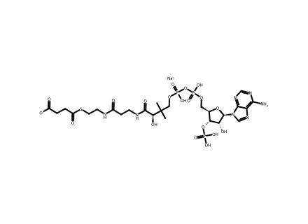 succinyl-coenzyme-a-sodium-salt molecular structure