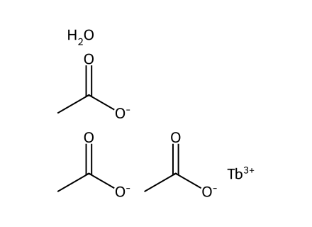 Terbium(Iii) Acetate Hydrate molecular structure