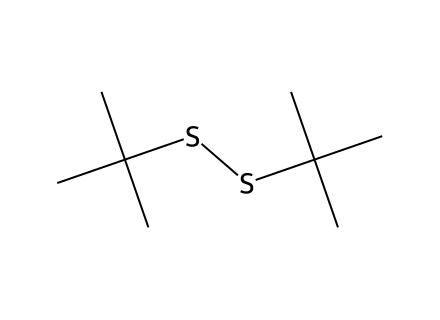 tert-Butyl Disulfide molecular structure
