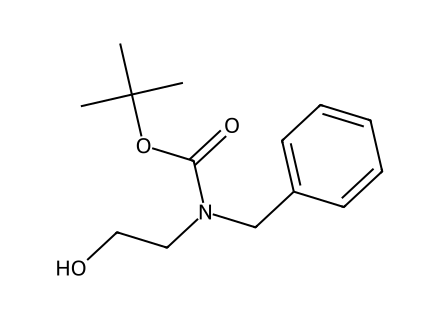 tert-Butyl N-benzyl-N-(2-hydroxyethyl)carbamate molecular structure