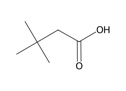 tert-Butylacetic Acid molecular structure
