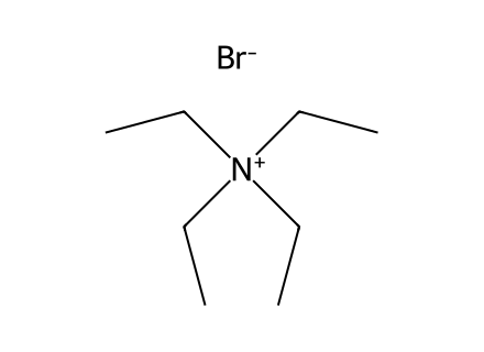 Tetraethylammonium Bromide molecular structure