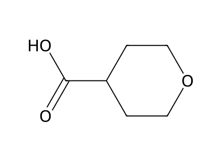 Tetrahydro-2H-pyran-4-carboxylic acid molecular structure