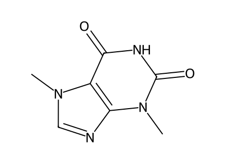 Theobromine molecular structure