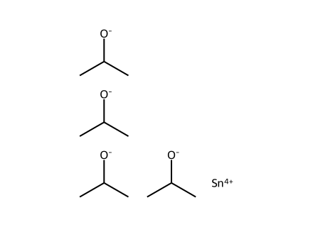 Tin(IV) isopropoxide molecular structure