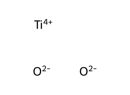 Titanium Dioxide Pharma Grade molecular structure