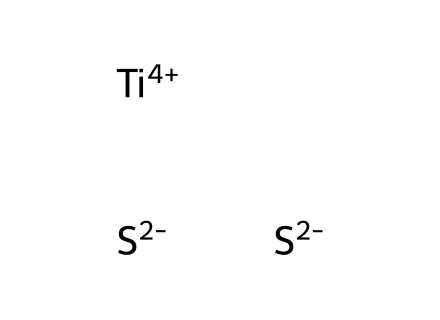 Titanium (IV) sulfide molecular structure