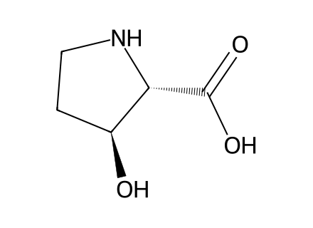 trans-3-Hydroxy-L-Proline molecular structure