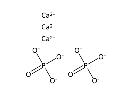 Tricalcium Phosphate Food Grade molecular structure