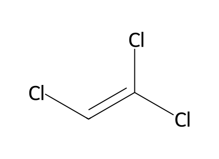 Trichloroethylene molecular structure