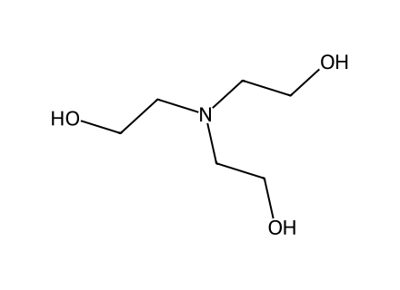 Triethanolamine, 98+% molecular structure