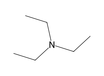Triethylamine molecular structure