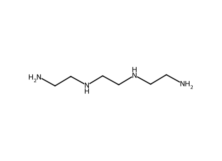 Triethylenetetramine structural formula