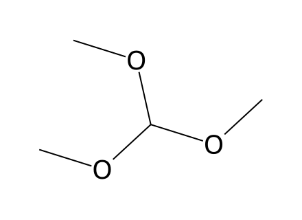 Trimethyl Orthoformate molecular structure