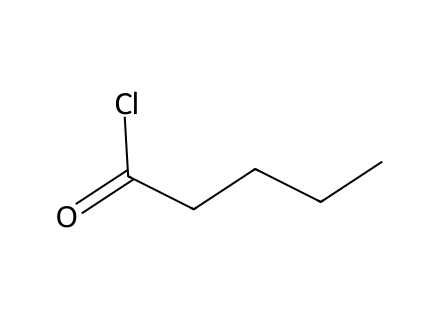 Valeryl Chloride molecular structure