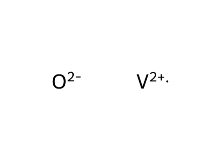 Vanadium (II) oxide, 99+% (metals basis) molecular structure