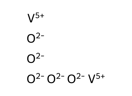 Vanadium Pentoxide molecular structure