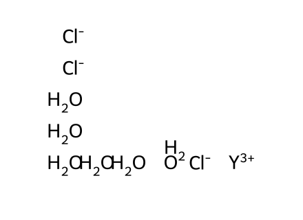 Yttrium Chloride Hexahydrate molecular structure