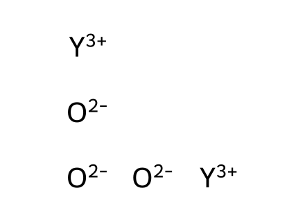 Yttrium Oxide molecular structure