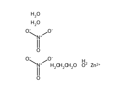 Zinc Nitrate Hexahydrate molecular structure